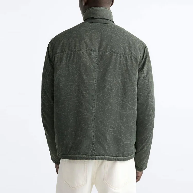 ZARA Jackets Coats Men's Dark Green-3