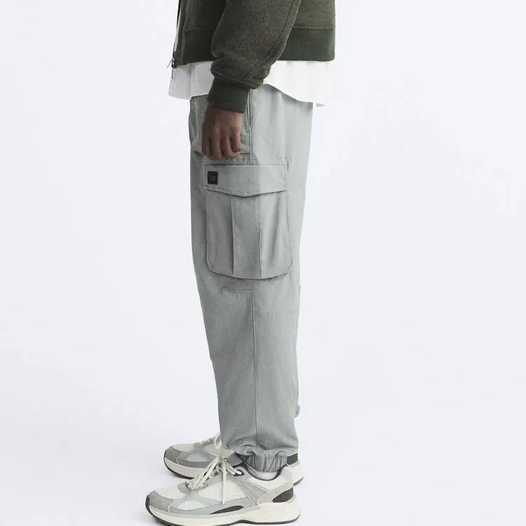 ZARA Cargo Pants Men Gray-4