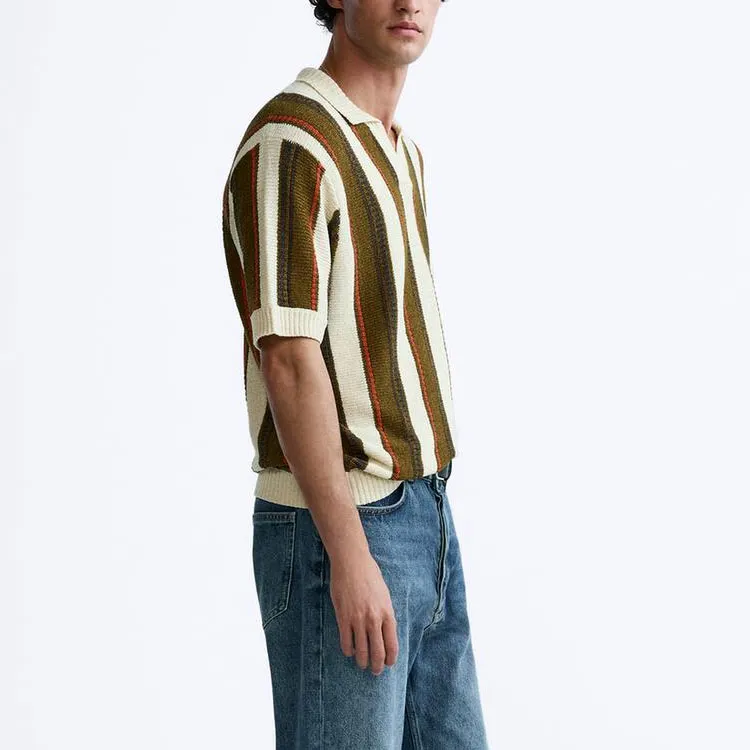 ZARA Polo Shirt Men's Transparent-4