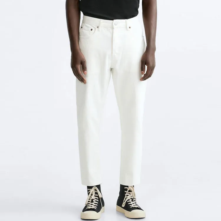 ZARA Jeans Men White-2