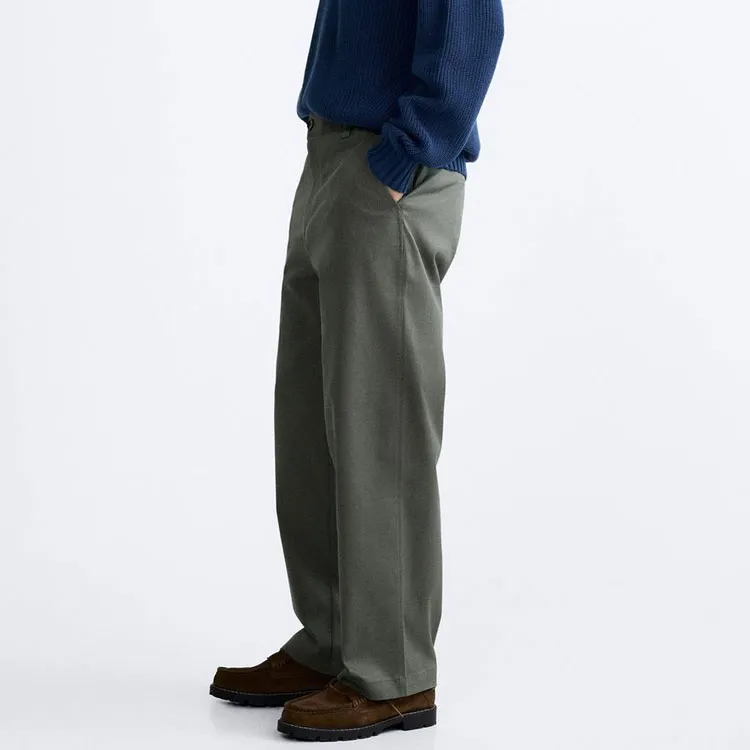 ZARA Casual Pants Men's Blue/Gray-4