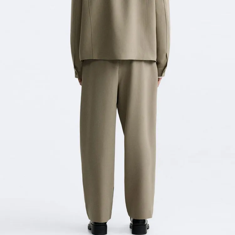 ZARA Casual Pants Men's Light Brown Yellow-3
