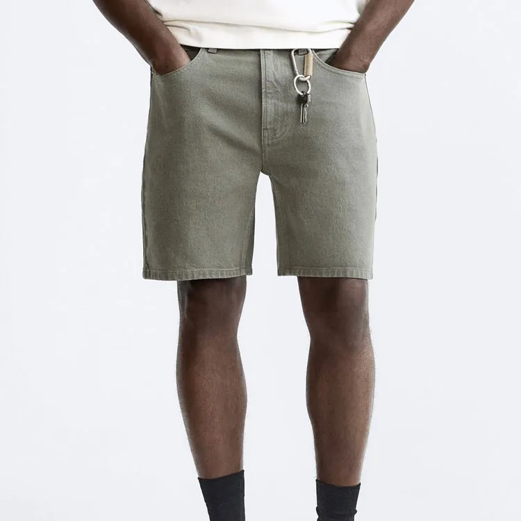 ZARA Casual Shorts Men Khaki-2