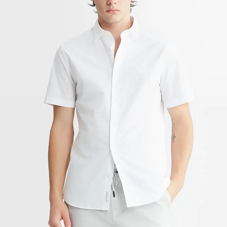 CALVIN KLEIN Shirt Men's Bright White-1