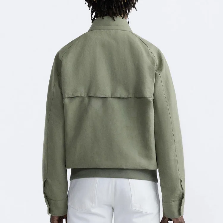 ZARA Jackets Coats Men's Light Green-3