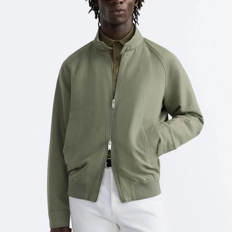 ZARA Jackets Coats Men's Light Green-2