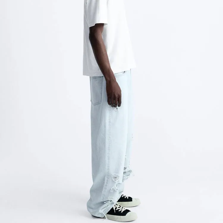 ZARA Jeans Men Light Blue-3