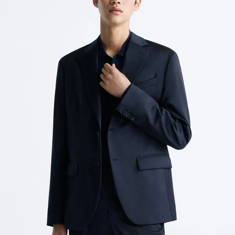 ZARA Business Suits Men Blue-2