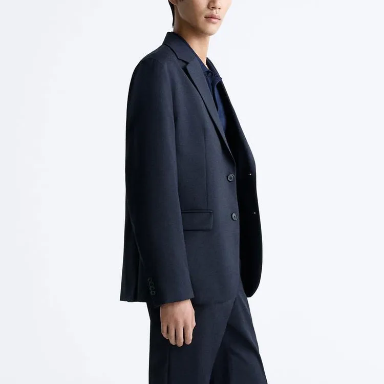 ZARA Business Suits Men Blue-4