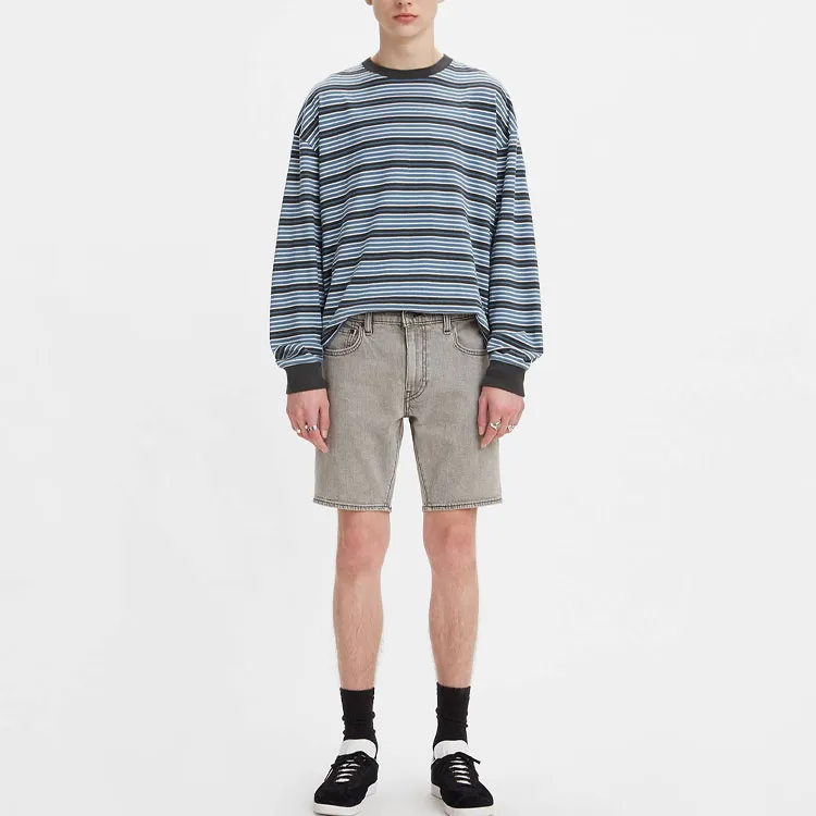 Levis Denim Shorts Men Gray-1