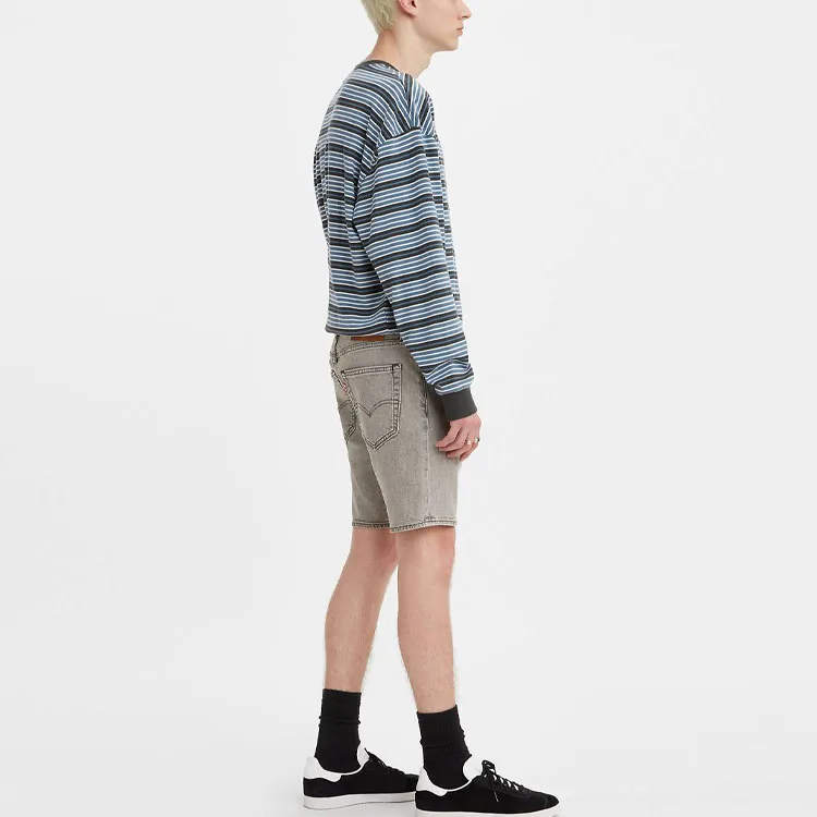 Levis Denim Shorts Men Gray-3