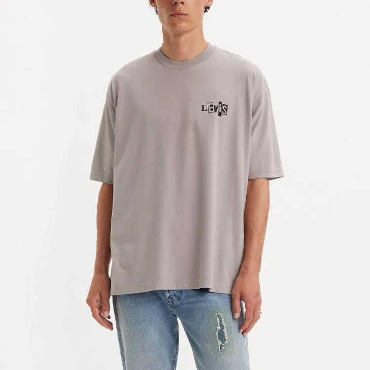 Levi’s Skateboard Drop Shoulder Sleeve T-Shirt Men's Gray-1