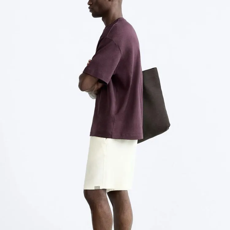 ZARA Casual Shorts Men's Frosted White-4