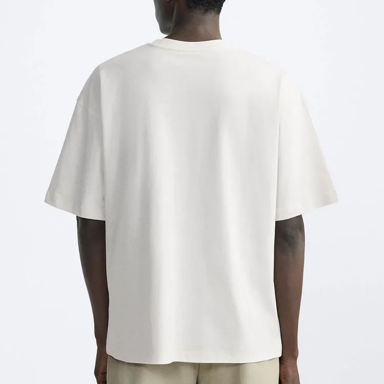 ZARA T-Shirts Men White-3