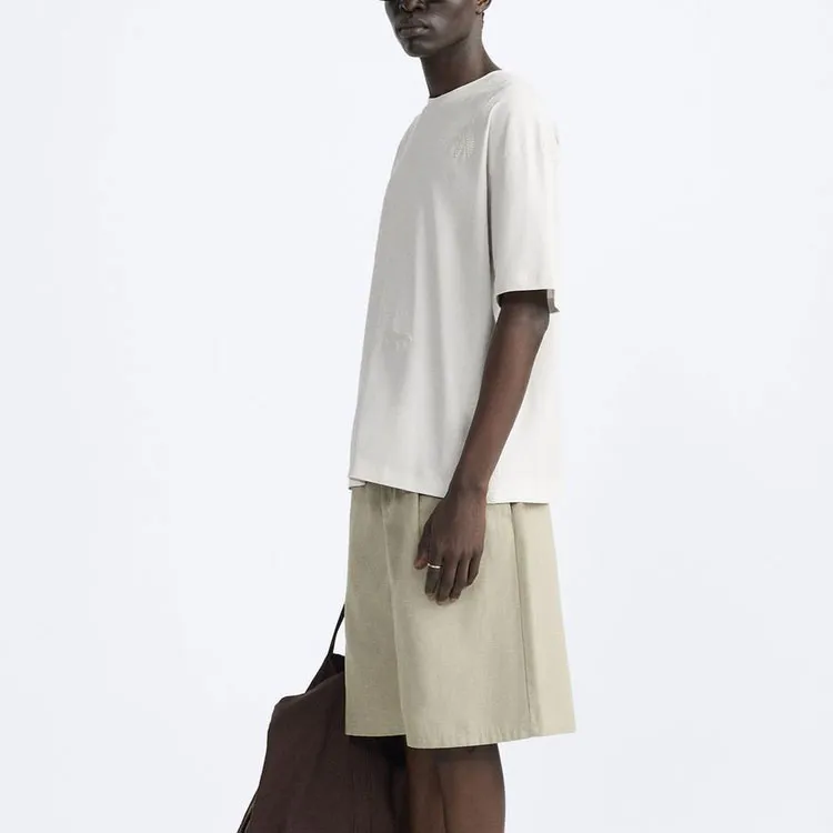 ZARA T-Shirts Men White-4