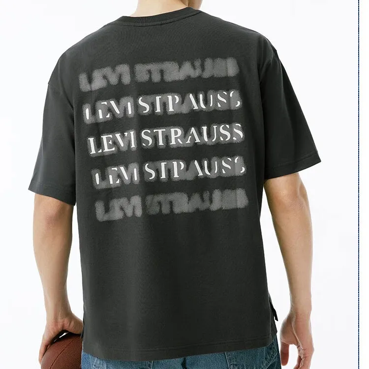 Levis T Shirts Men Gray-3