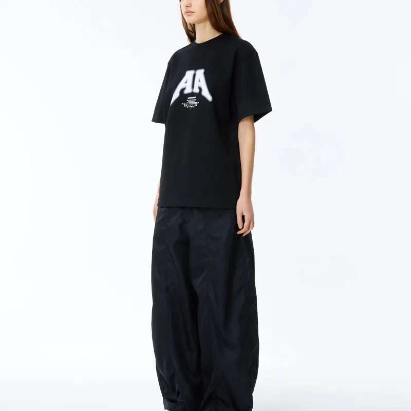 ADER ERROR Logo print T shirt-4