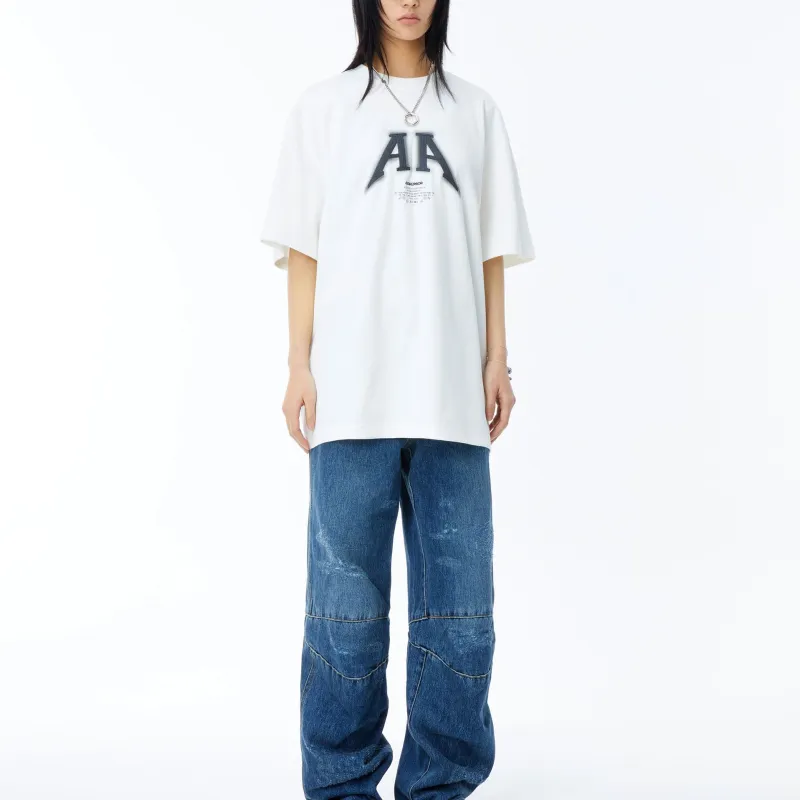 ADER ERROR Logo-print Stretch-cotton T-shirt-3