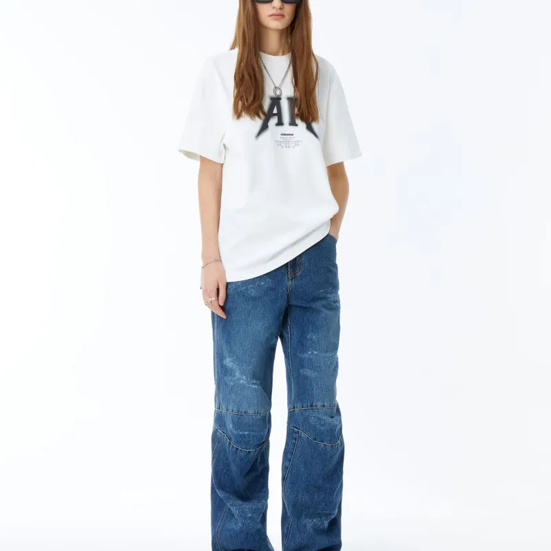 ADER ERROR Logo-print Stretch-cotton T-shirt-4