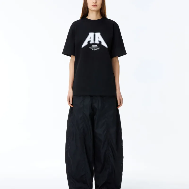 ADER ERROR Logo print T shirt-3