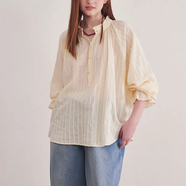RONRON Shirts Women's Cream-7
