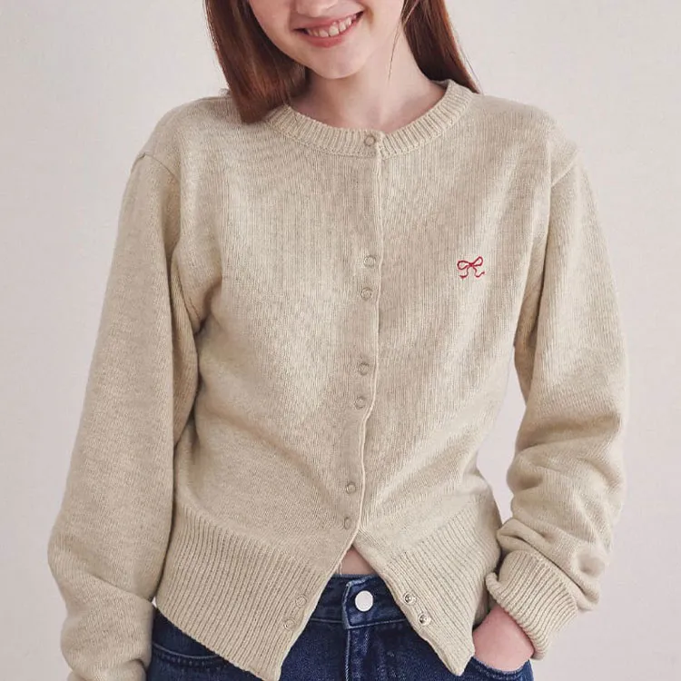 RONRON Knitwear Women's Oat-5