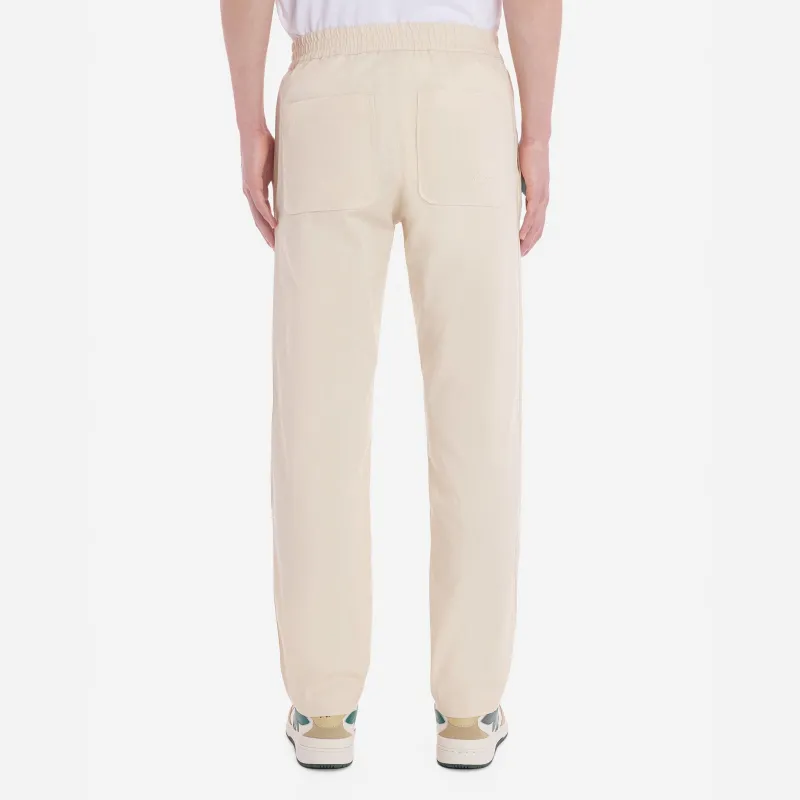 Maison Kitsune Logo Embroidered Straight Leg Trousers-3