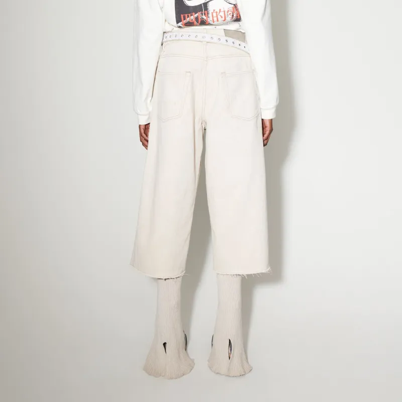 OUR LEGACY High rise Straight leg Cropped Jeans-2