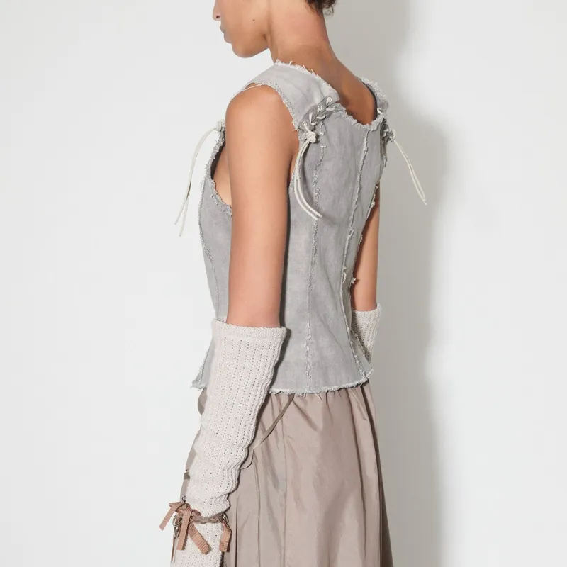 OUR LEGACY Unfinished effect Sleveless Top-6