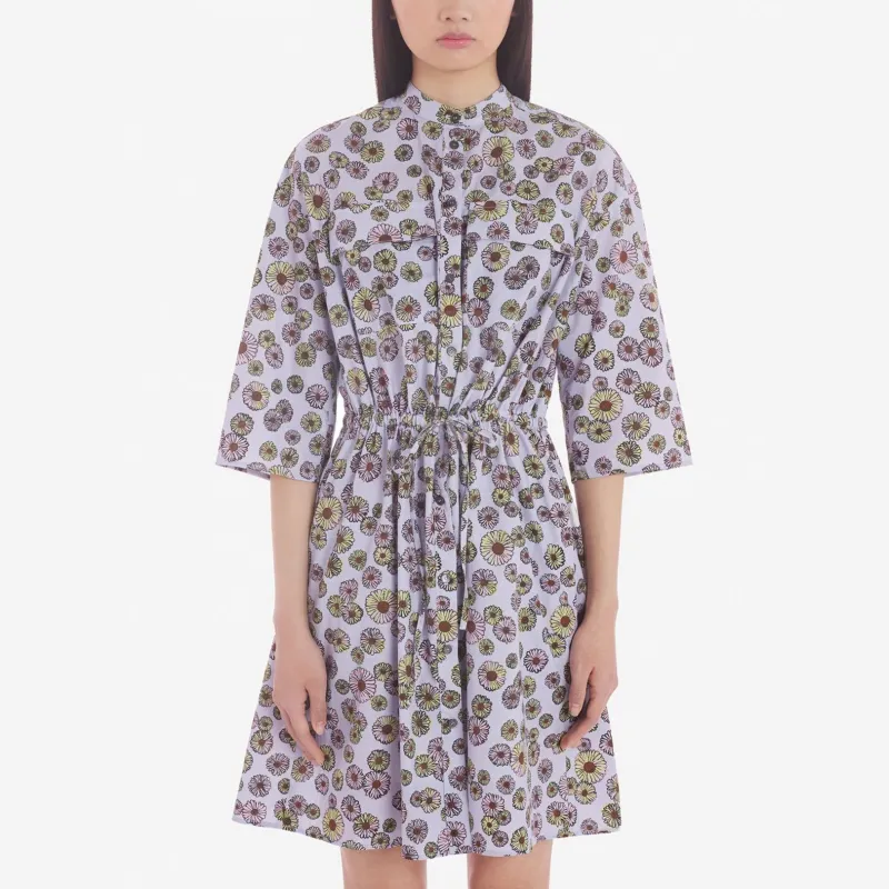 Maison Kitsune SS24 Long-Sleeved Dresses Women's Lavender-2