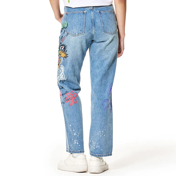 Ed Hardy SS24 Jeans Women's Indigo-3