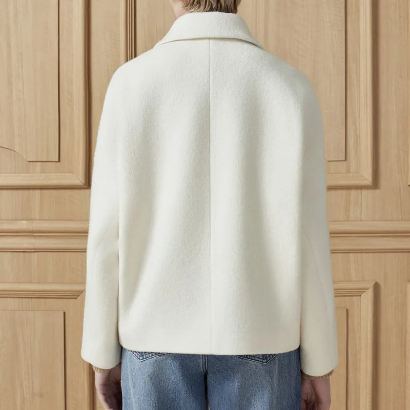 DKNY Coats Women's White-2