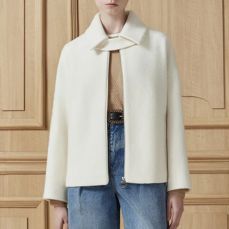 DKNY Coats Women's White-1