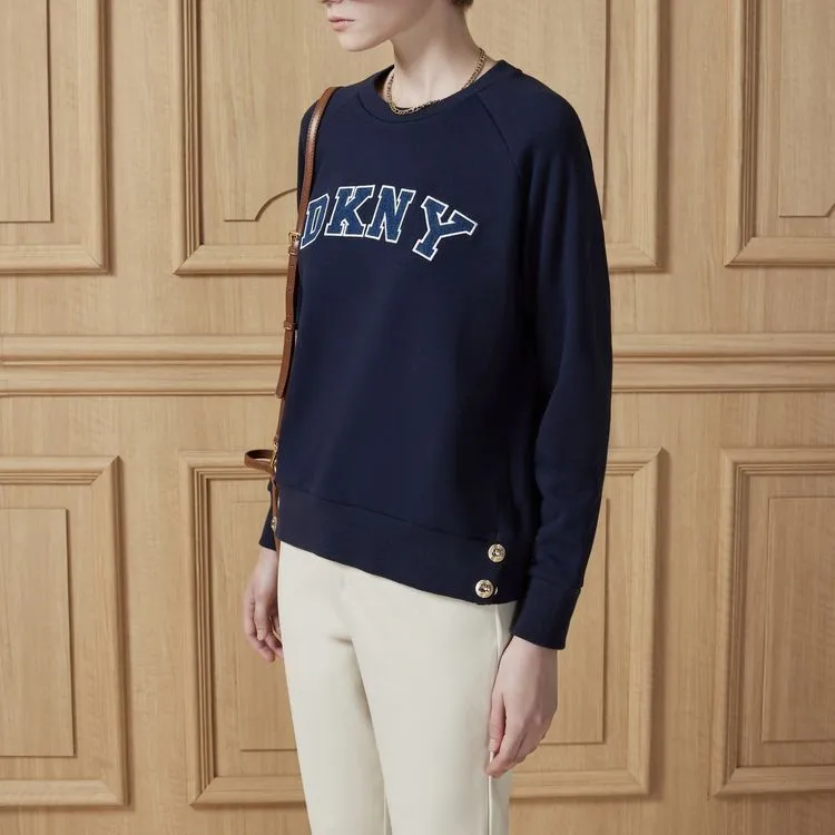 DKNY Sweatshirt Women's Navy Blue-3