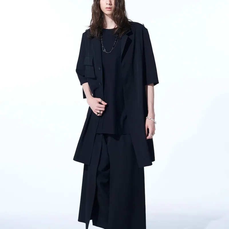 Yohji Yamamoto S'YTE SS24 Jackets Coats Unisex Black-4