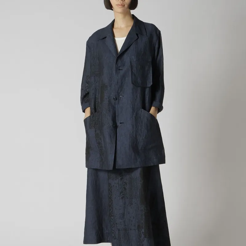 Yohji Yamamoto Y's SS24 Jackets & Coats Women's Marine Blue-2
