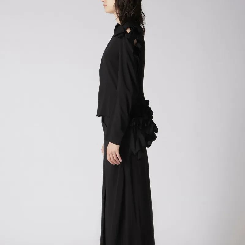 Yohji Yamamoto SS24 Jackets Coats Women's Black-4