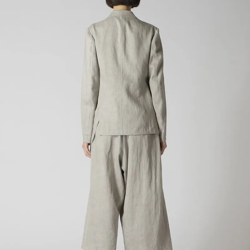 Yohji Yamamoto Y's SS24 Jackets & Coats Women's Light Gray-3