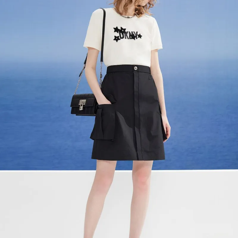 DKNY T-Shirts Women's White-1