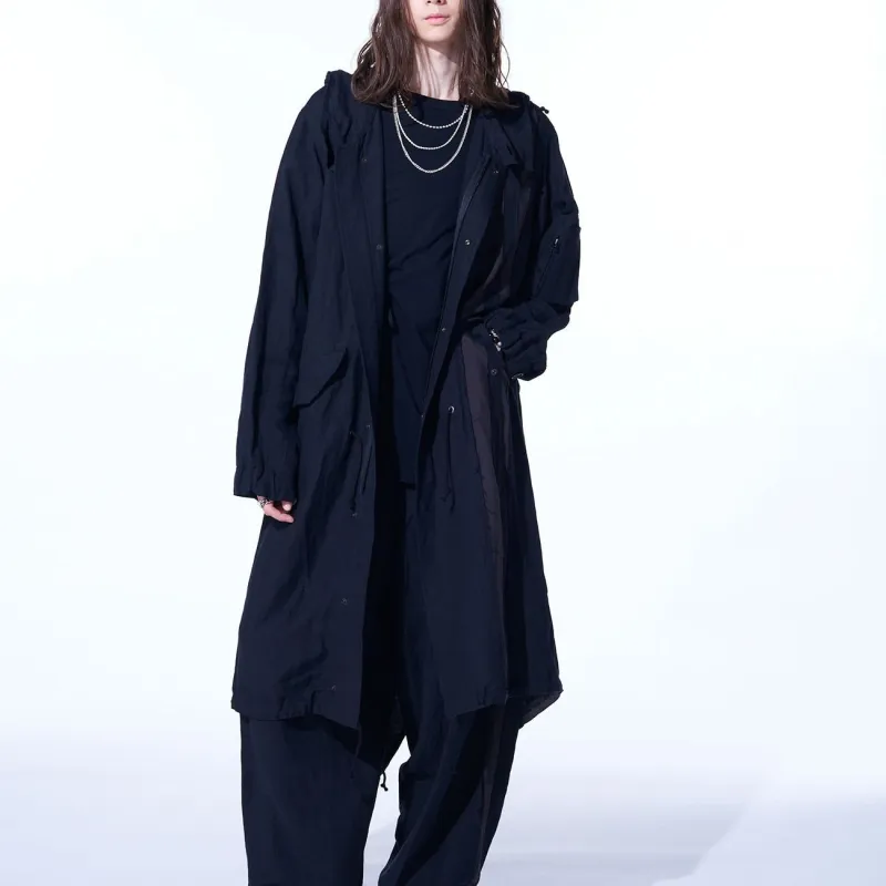 Yohji Yamamoto S'YTE SS24 Coats Unisex Black-4