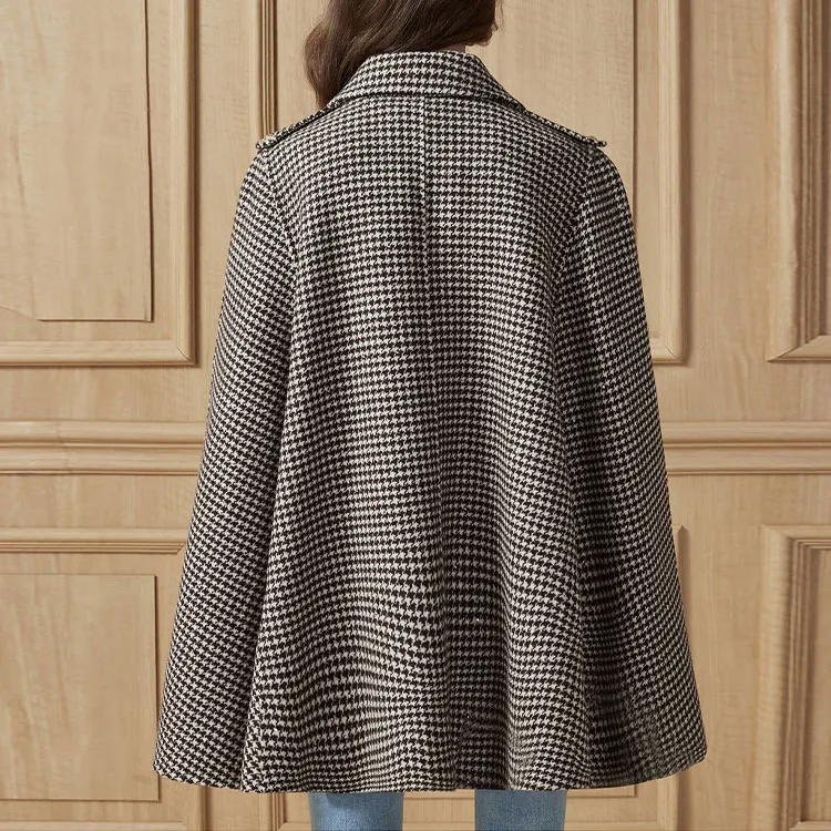 DKNY Coats Women's Houndstooth-3