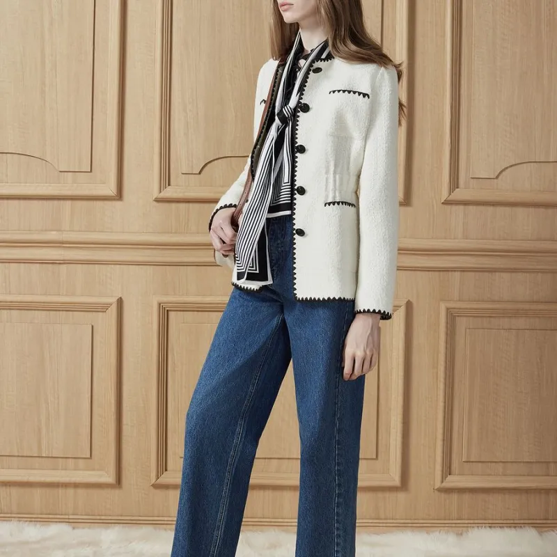DKNY Jackets & Coats Women's White-3