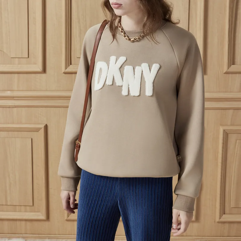 DKNY Sweatshirts Women's Khaki-1