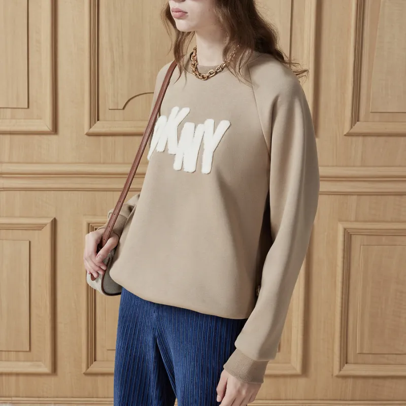 DKNY Sweatshirts Women's Khaki-3