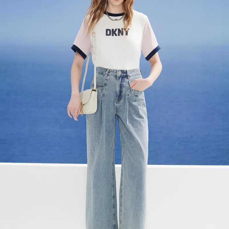 DKNY T-Shirts Women's White-1