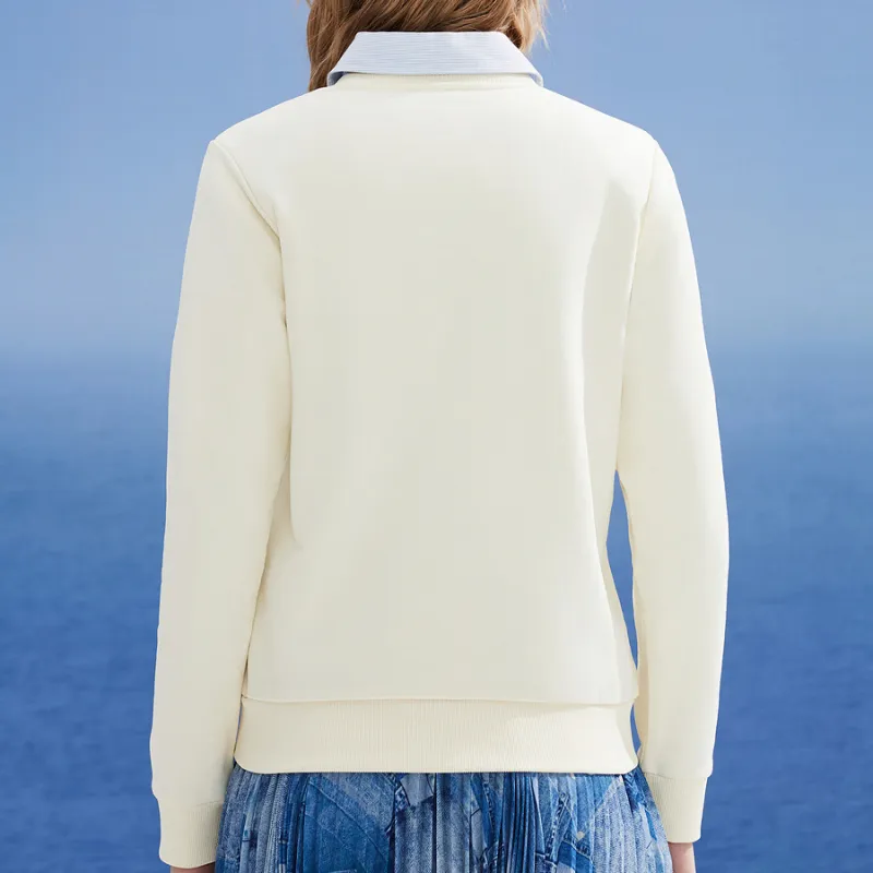 DKNY SS24 Sweatshirt Women's Beige-2