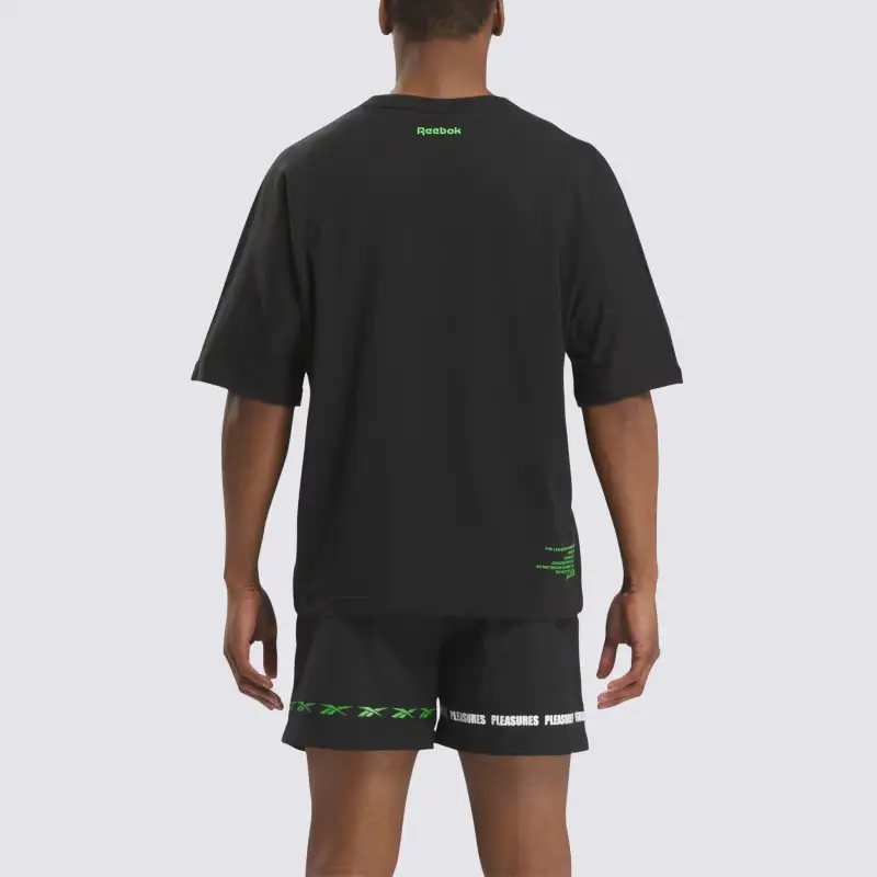 PLEASURES x REEBOK T-Shirt Men's Black-3