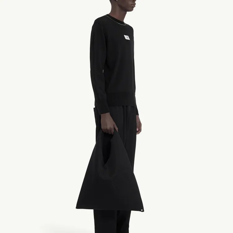 MM6 Maison Margiela Logo Patch Crewneck Jumper-4