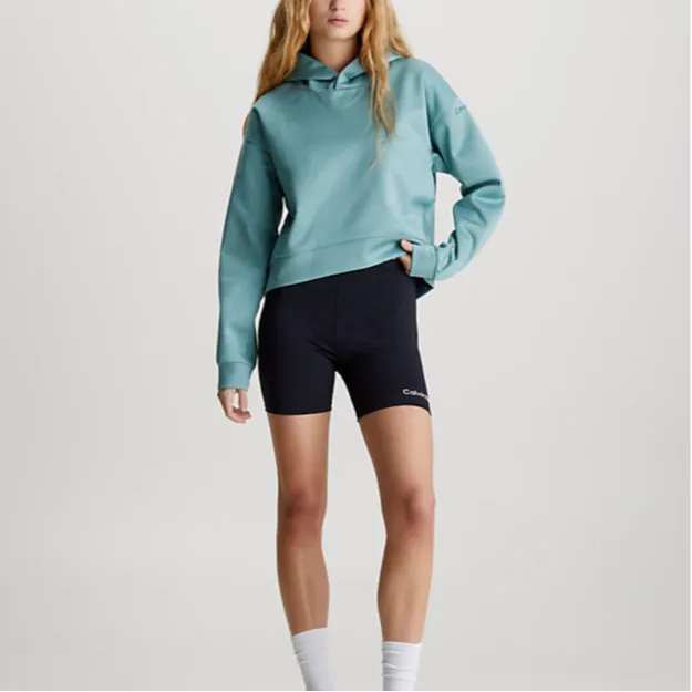 CALVIN KLEIN Sweatshirt Europe Version Women's Blue Green-1