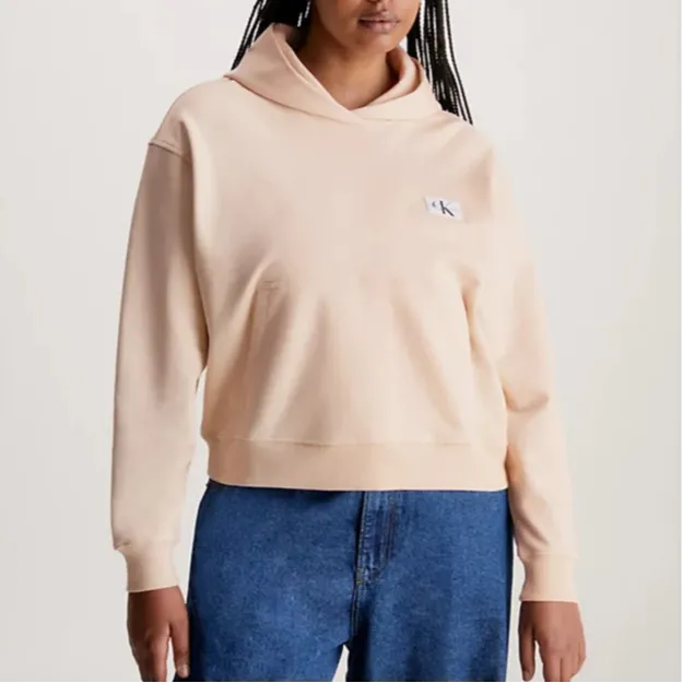 Calvin Klein Drop Shoulder Jersey Hoodie-1